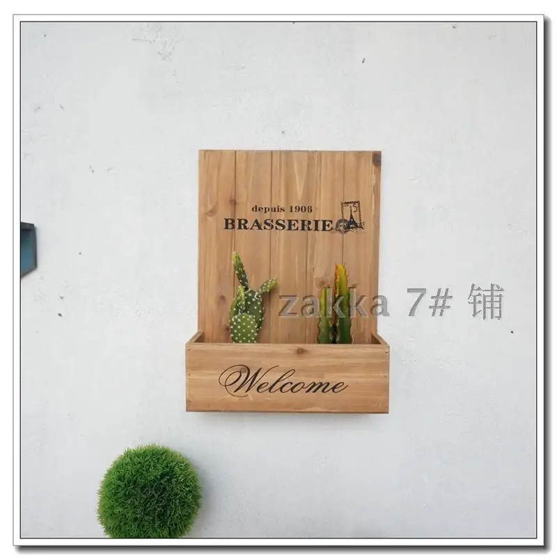 

European pastoral beauty of French country Mural Mural wood storage box ornaments photography props