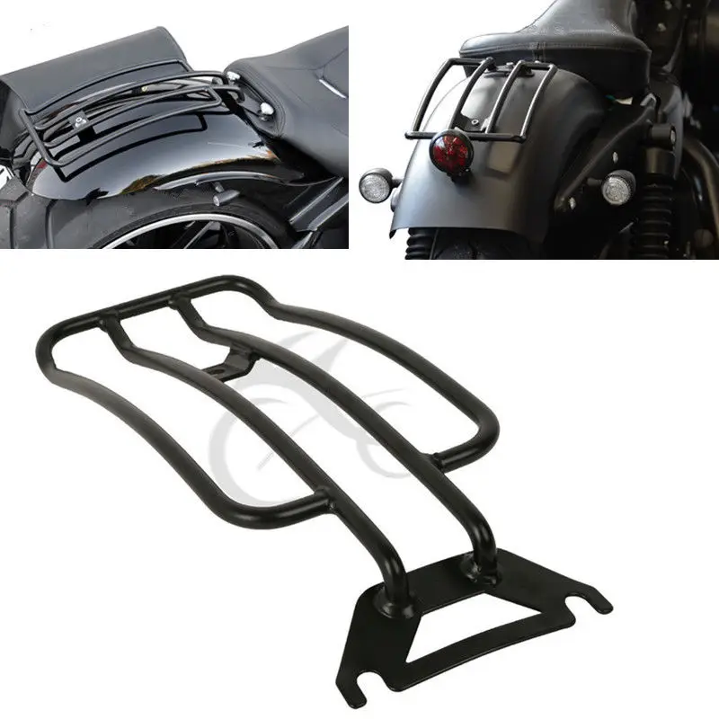 Rear Luggage Rack Rear Carrier Solo Seat For Harley Touring Road King FLHR FLHX Electra Glide Classic CVO Motorcycle