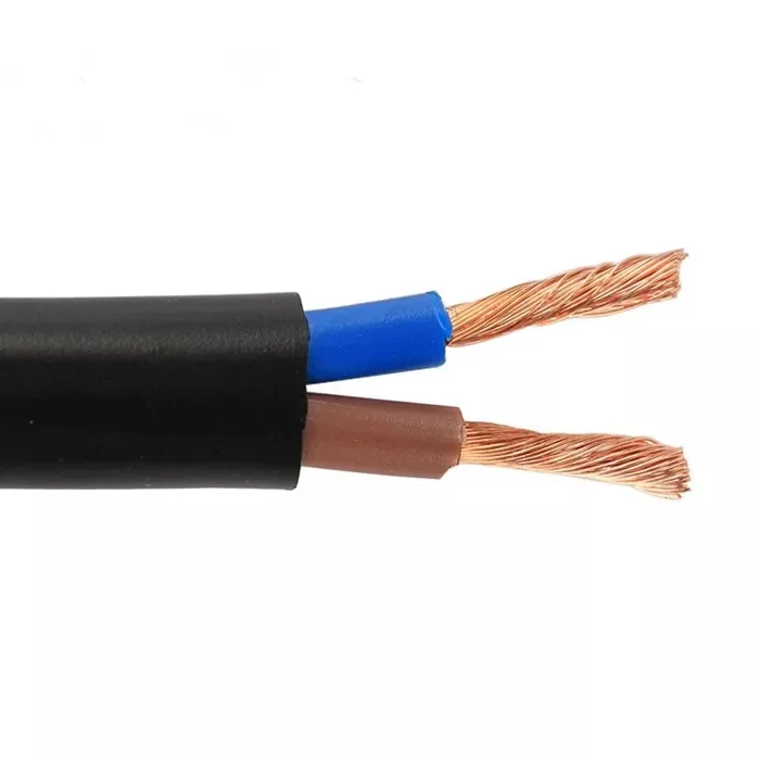 5meter 2 Cores 18AWG 17AWG 15AWG 13AWG 11AWG 9AWG Copper cable Wire Conductor Electric PVC Cable Soft Sheathed Wire power wire