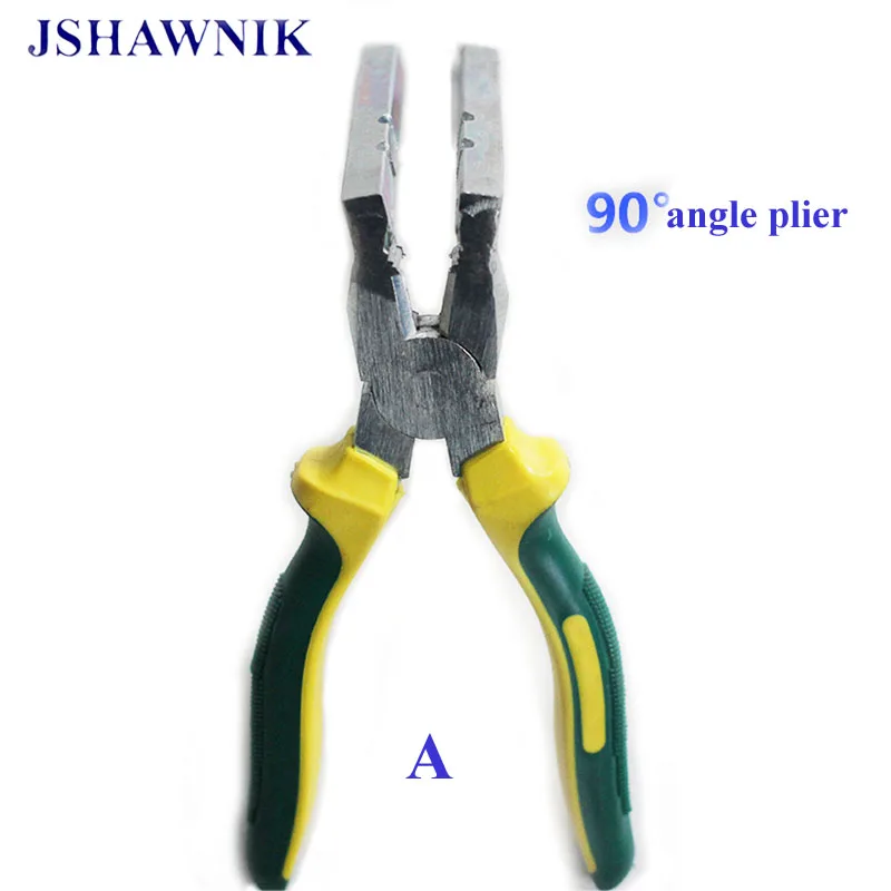 Stainless Steel Bending Plier Advertising Pliers Metal Edge 90 Degree Angle Bending Pliers Device  Welding Manual Clamp