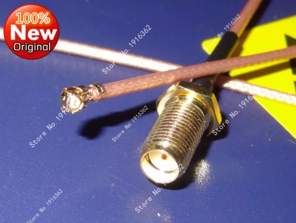 

20PCS/Lot Straight RF SMA Female ( Pin female ) to IPEX/IPE/U.FL Connector pigtail cable inner hole 20CM RG178