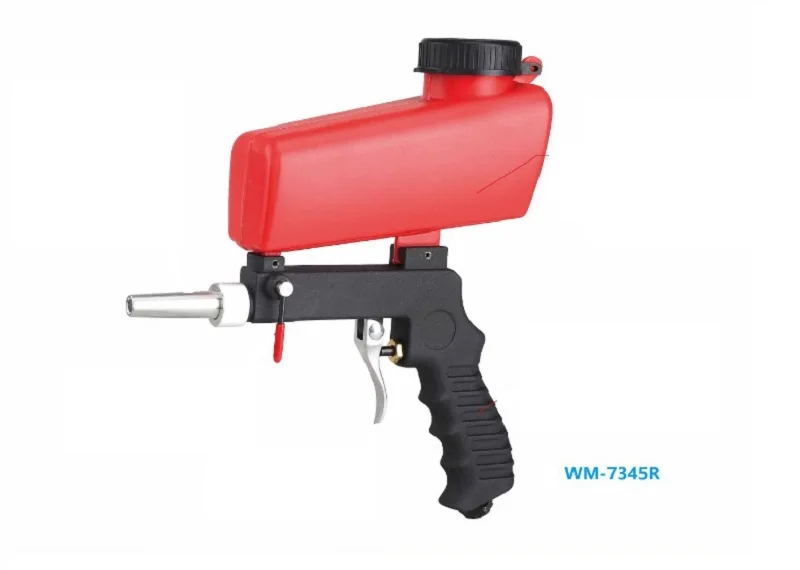 

New 1pcs Pneumatic blasting gun Sandblasting gun Gravity Feed Hopper Spot Blaster Gun Rust Cleaning removal tools 21lbs