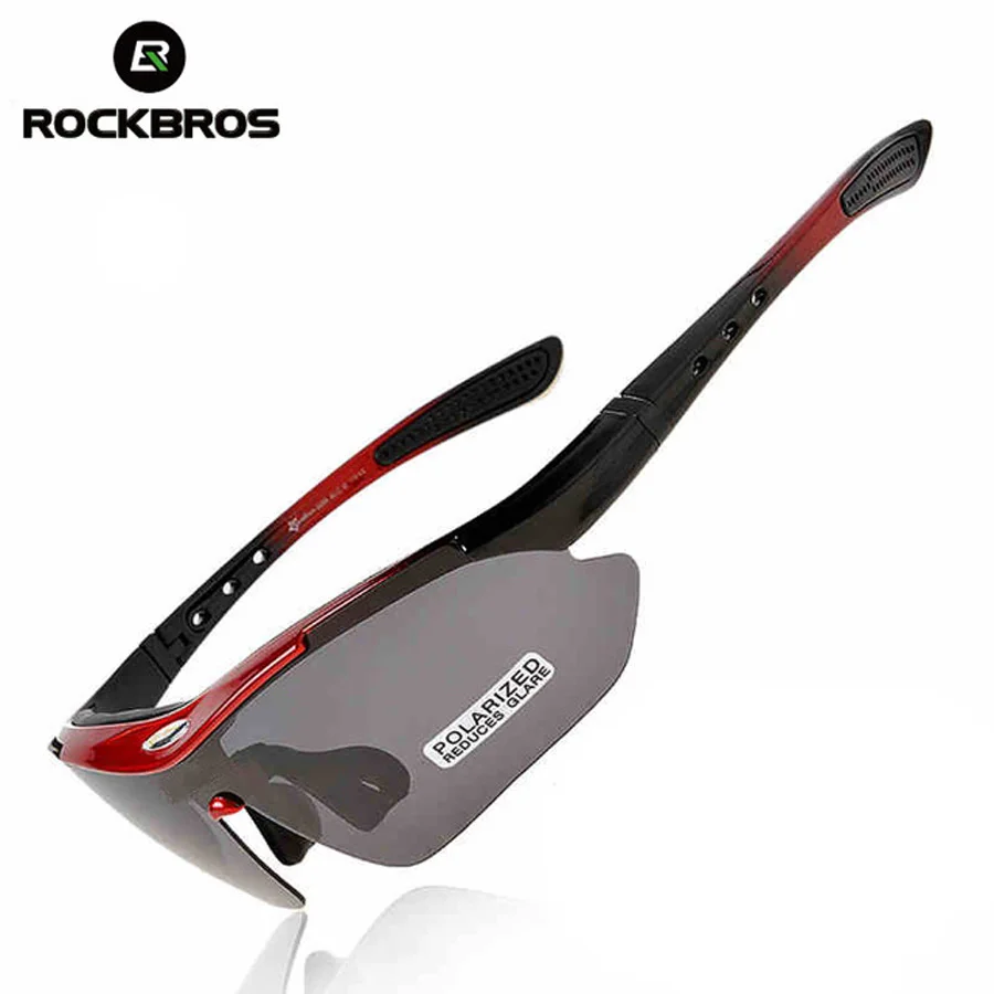 ROCKBROS Men Sports Sun Glasses Polarized Women Road Cycling Glasses MTB Bike Bicycle Riding Protection Goggles Eyewear 5 Lens