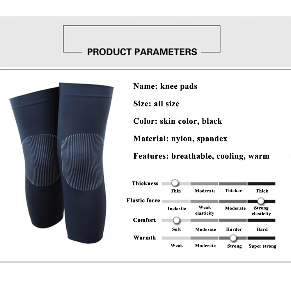 2 stücke Atmungsaktiv Elastische Knie Pads zu Arthritis Warme Bein Hülse Knie Brace Unterstützung Anti Crash Kneepad Gemeinsame Wrap Beschützer