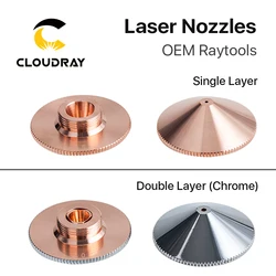 Cloudray Lazer Memesi Tek Çift Katmanlar Dia.32mm Kalibre 0.8 - 6.0 Raytools Empower BT240 1064nm Fiber Lazer Kesim Kafası