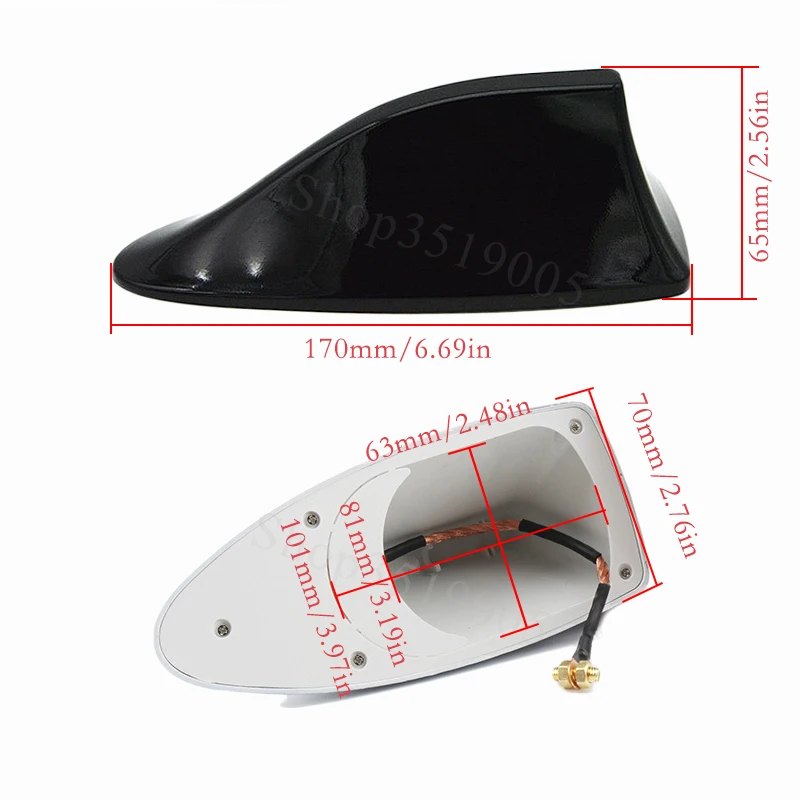 Car Signal Aerials Shark fin antenna Accessories for Chevrolet Spark EV Volt Camaro Corvette Captiva