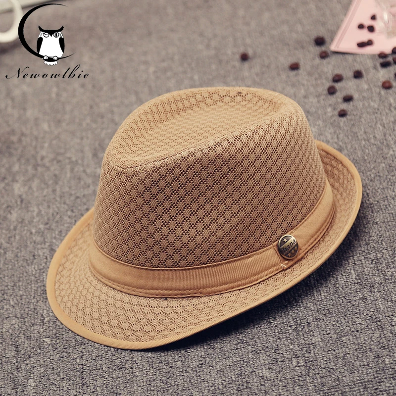 England jazz cap breathable mesh visor beach hat collapsible spring and summer sun hat
