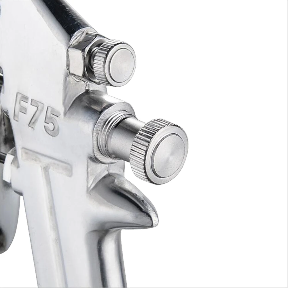 pistola de pintura profesional, pulverizador de aerógrafo neumático, herramienta atomizadora de pintura de aleación con tolva para pintar