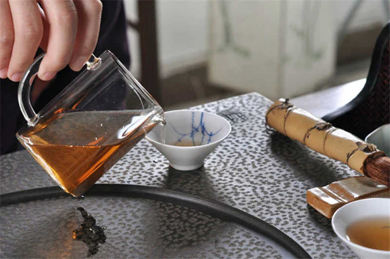 Handmade Heat-Resisting Glass teapot mug 250ml,Cha hai Gongdao Teacup Fair mug,kung fu tea cups teaset gongdao bei tea cup