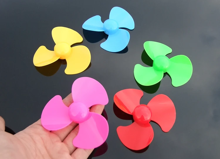 10pcs 30-90mm 3 Leaf Propeller Blades for RC Boat DIY Prop