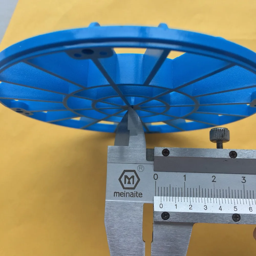 2pcs J408Y Large Size Blue Plastic Wheel Propeller Model Amtrac Making Wheel DIY Solar Energy Ship