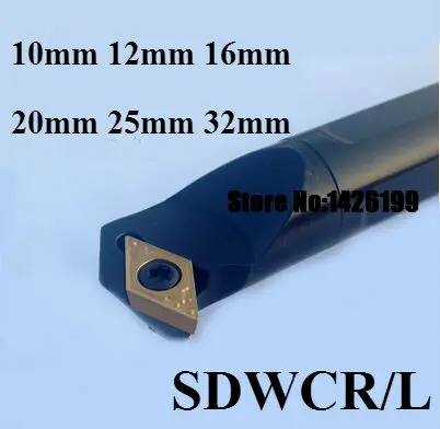 1 pz S10K-SDWCR07 S12M-SDWCR07 S16Q-SDWCR11 S16Q-SDWCR07 S20R-SDWCR11 S25S-SDWCR11 S32T-SDWCR11 10mm-32mm di Tornitura CNC strumento