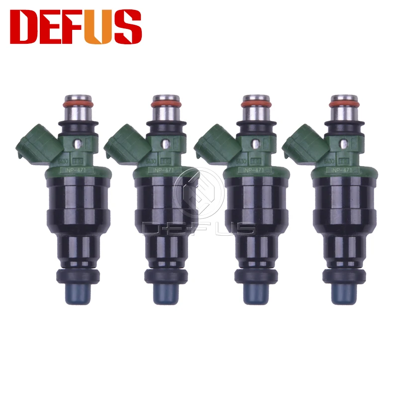 

DEFUS 4pcs Bico Fuel Injector Nozzle INP-471 For Mitsubishi Gasoline SUZUKI Every V-DE51V 0.6L 15710-57F00 1571057F00 INP471