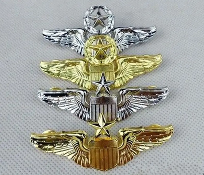 

WWII Set US Air Force Aviator Wings Badge Pin Insignia USAF Wings Pilot Pin