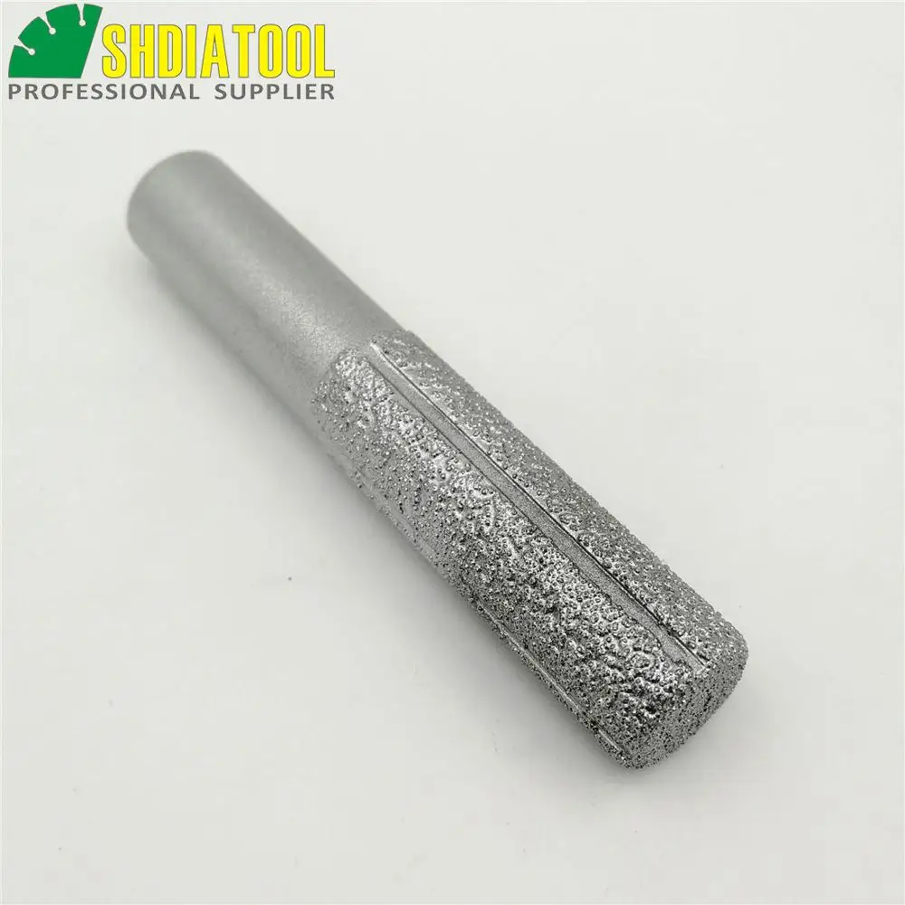 SHDIATOOL No. 1 Gelötete Diamant Router Bits Mit 1/2 "Schaft Für Marmor/granit Rand Profil, staight Messer, Router Cutter