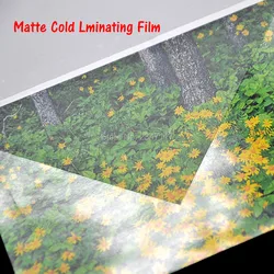 Hohe qualität Matte Kalten Laminierfolie A4 X 50 Blätter, spezielle für Erweiterte Foto Poster Film Dicke 80Mic