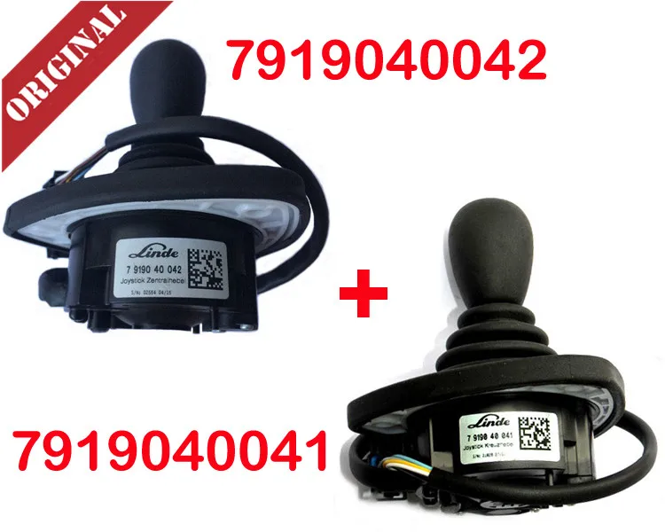 

Linde forklift joystick 7919040042 and 7919040041 high quality original part 335 336 electric truck E16 E20 E25 E30 new spare