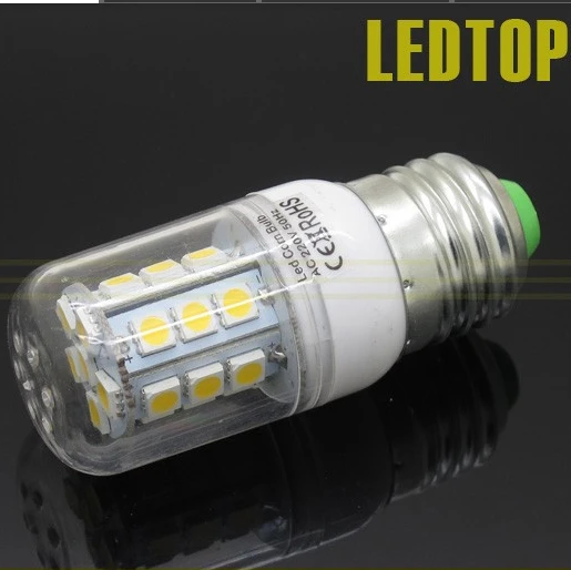 

LED Corn light Bulb 5050 SMD 27 LED Light 4W Cover E27 G9 E14 360 degree led Lamp 110V 240V Warm White White light Free Shipping