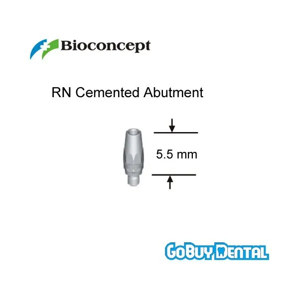 Straumann Compatible RN Cemented Abutment, height 5.5mm Regular Neck 032070