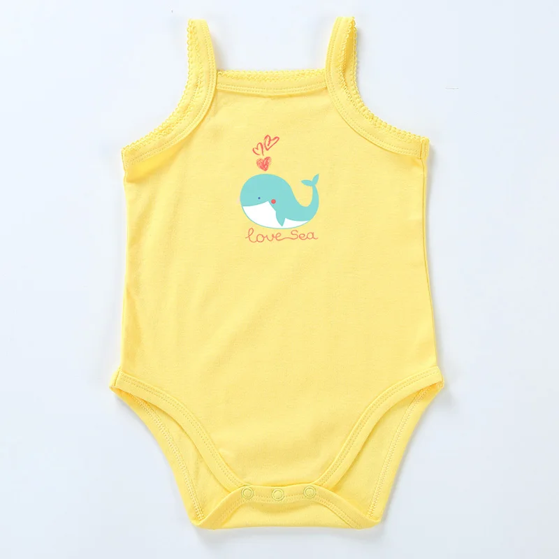 Baby clothes baby vestidos romper jumpsuit baby overalls body suit summer vest Baby sleeveless 100% Cotton pyjamas kids