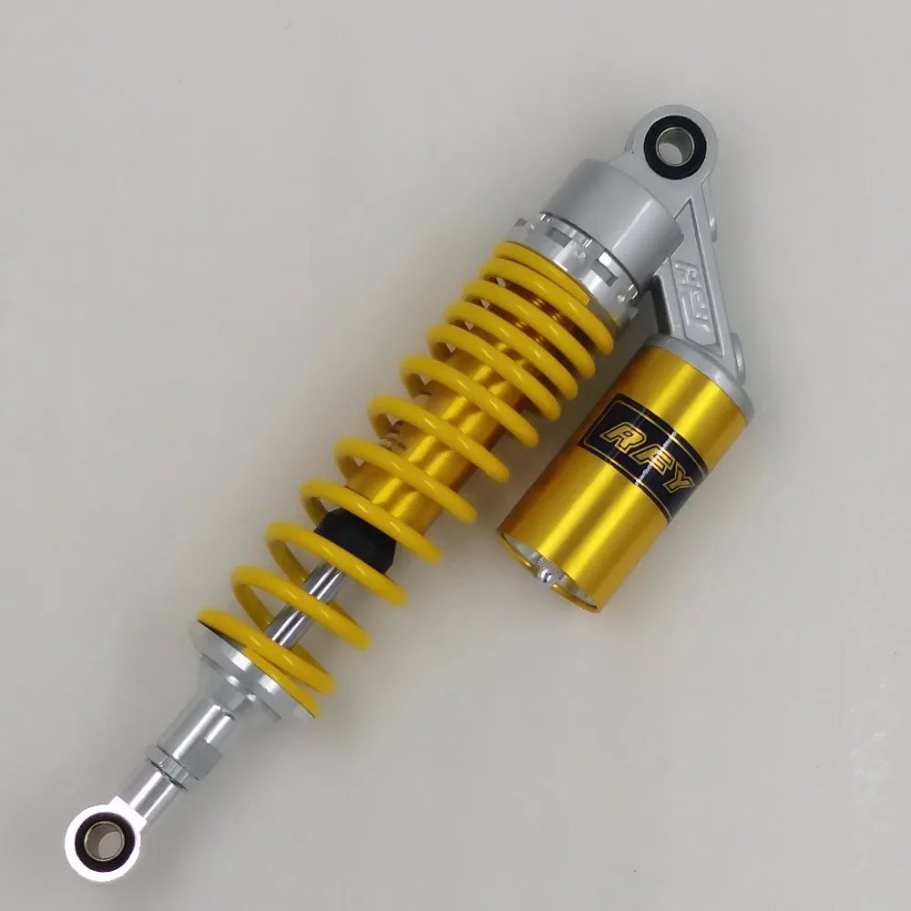 340mm 7mm spring Nitrogen shock absorbers FOR cb400 99-11 vtec 92-98 sf xjr400 Dirt Bike Gokart Quad MOTORCYCLE Yellow+silver