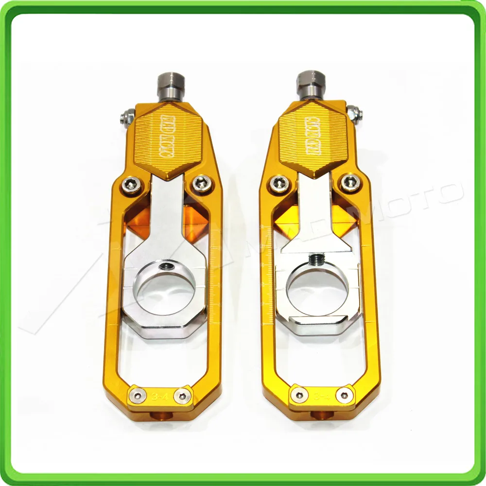 

Motorcycle Chain Tensioner Adjuster for SUZUKI GSXR600 GSXR750 GSX-R GSXR 600 / 750 2011 2012 2013 2014 2015 2016 Gold & Silver