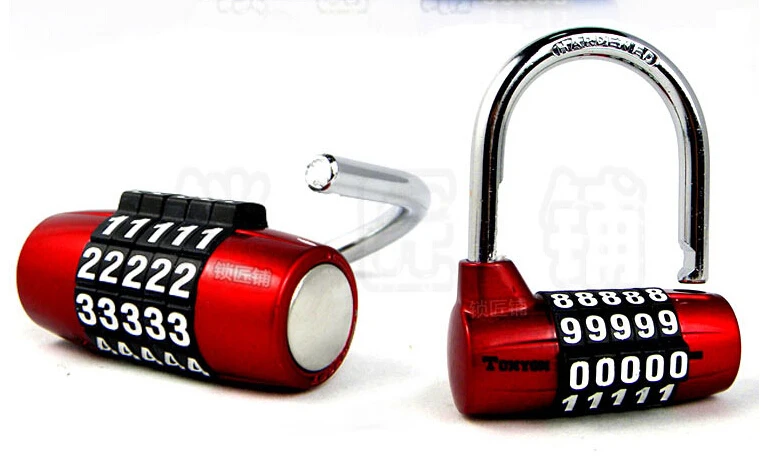 5 Digit Metal Combination Lock Password Number Security Plus Padlock Room Escape lock props