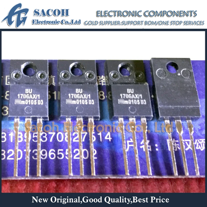 

Refurbished Original 10Pcs/Lot BU1706AX/1 BU1706AX BU1706AB BU1706A TO-220F/220/263 Silicon NPN Power Transistor