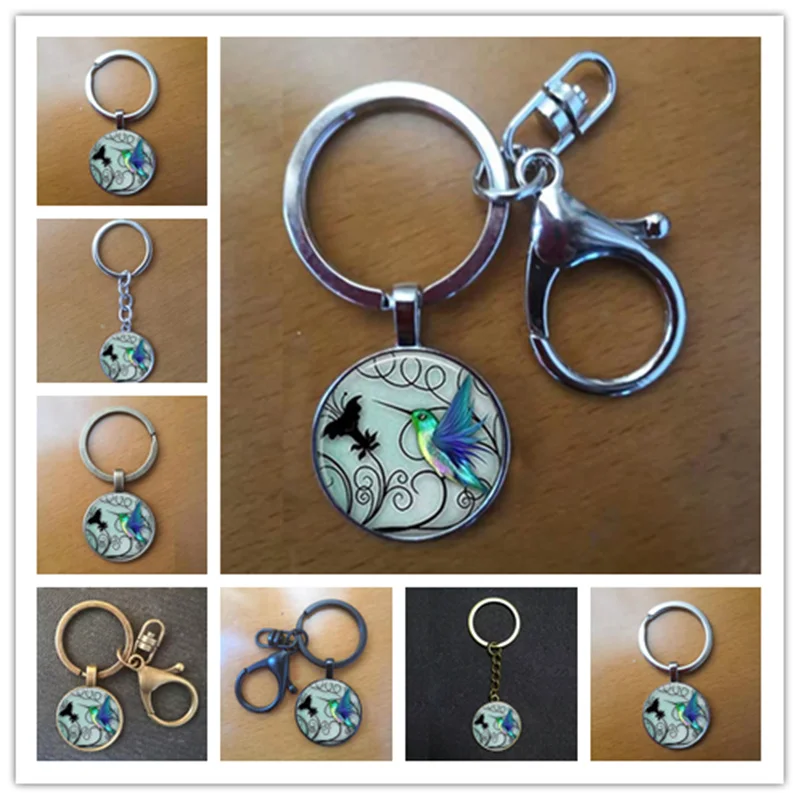Новинка-синяя-подвеска-в-виде-Колибри-стеклянная-подвеска-в-виде-птицы-украшение-стеклянный-скошенный-брелок