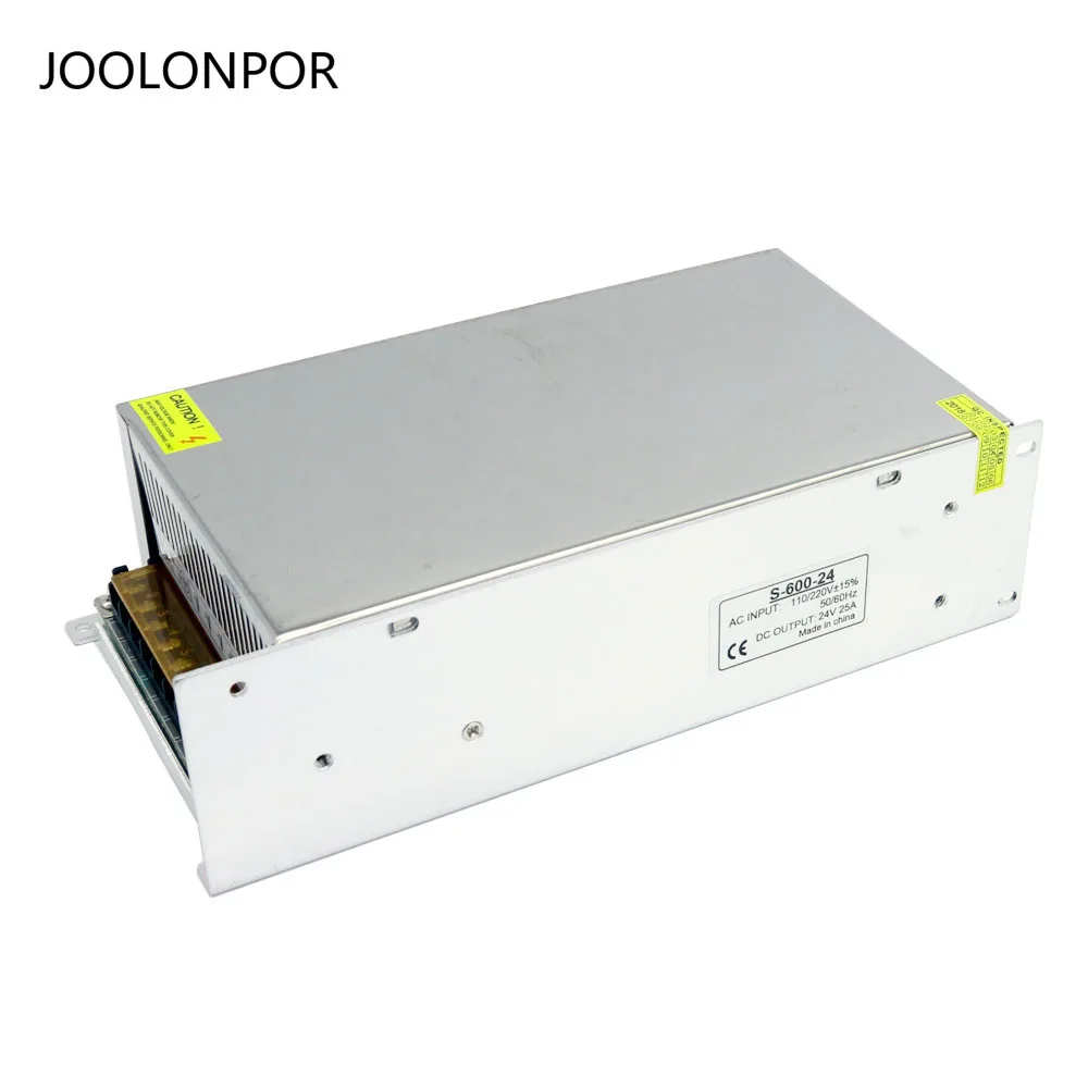 

AC to DC Single Output Power Supply Module AC 110V 220V to DC 24V 25A 600W Switching Power Supply for Strip