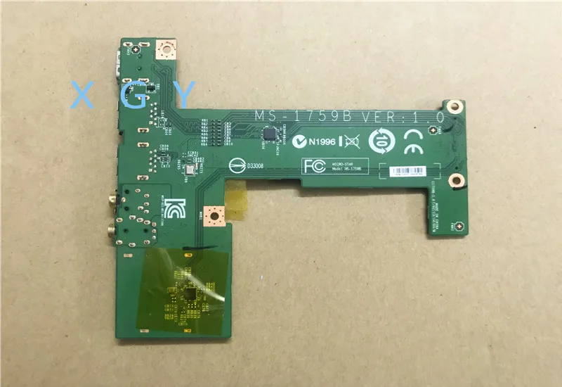 FOR MSI FOR GE70 MS-1759 Genuine HDMI Audio USB Port Print Board MS-1759B 100% Test Ok