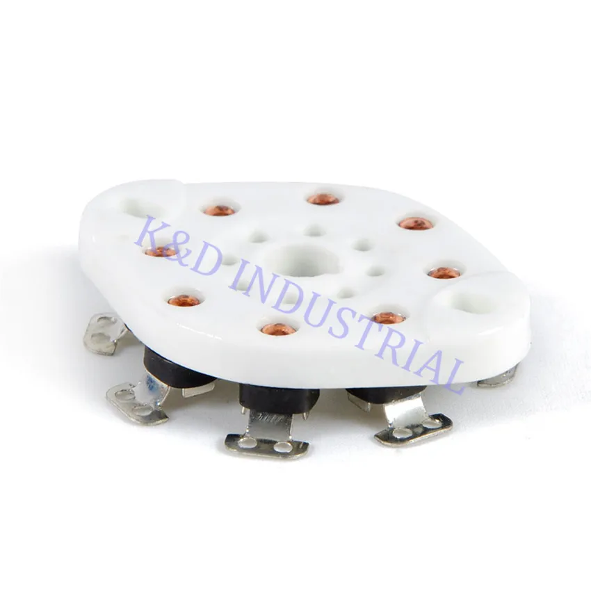 

5pcs 8Pin Octal Ceramic Chassis Mount Vacuum Tube Socket EL34 6550 KT88 KT66 6SN7 5U4G 6CA7