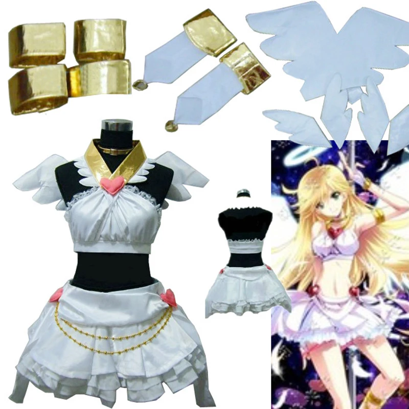 

Anime Full Fantasia Infantil Disfraces Fantasias Femininas Panty & Stocking Garterbelt Cosplay Costume Any Size