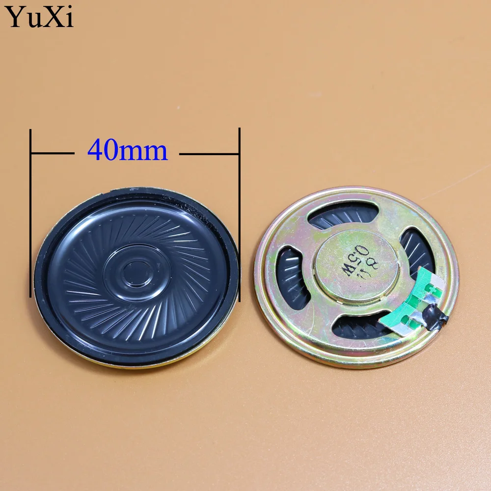 YuXi New 8 ohm 0.5W Horn speaker 40MM 4CM diameter 8R 0.5W Small loudspeaker Wholesale Electronic