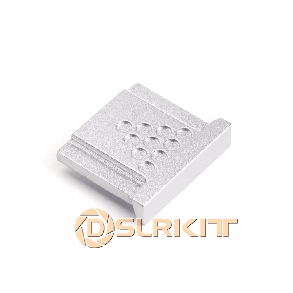 Cubierta de zapata de Metal plateado para cámara Sony A6500, A6300, A6000, A3000, A7RM2, A77M2, NEX-6