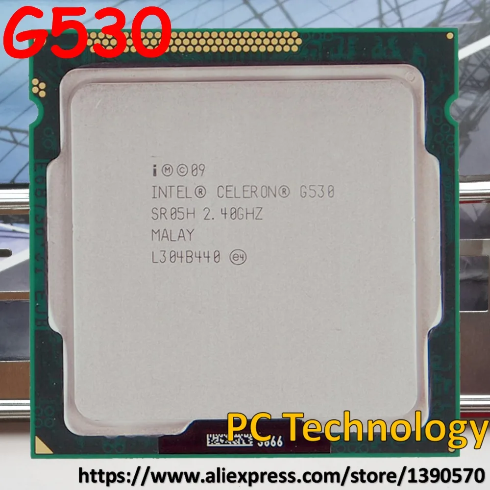 Original Intel G530 Celeron 2M Cache, 2.40 GHz LGA1155 TDP 65W desktop processor CPU Free shipping ship out within 1 day