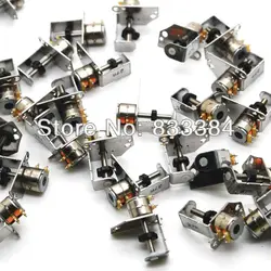 10PCS New Japan Sanyo 4 Wire 2 Phase Mimi stepper motor micro stepper motor D6mm 3-5V DC stepper motor