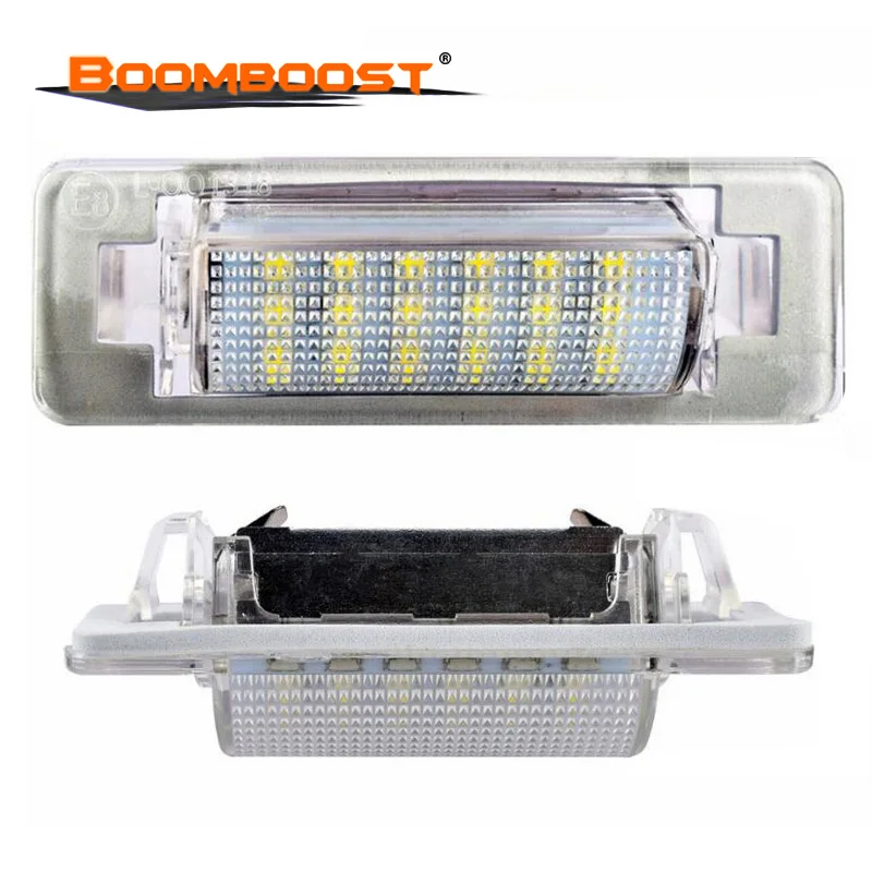 18 SMD 3528 SMD светодиодный 2 шт. лампа для освещения номерного знака для Mercedes Benz W210 4D Sedan W202 4D Sedan Facelif Высокая мощность без ошибок
