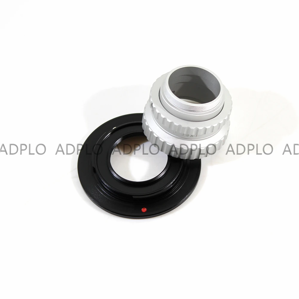 Lens Adapter Suit For S Mount Lens to C Mount Camera + C Mount Film Lens to Micro Four Thirds 4/3 Camera