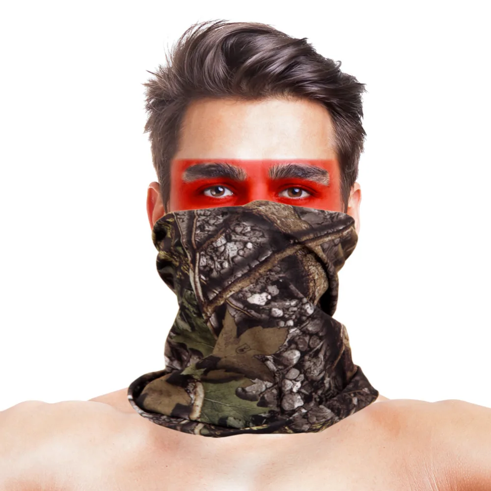 Tactical men bandana Outdoor Magic Headwear camouflage mask Hiking Neck Warmer Scarf Camouflage Hiking Scarves cycling bandana