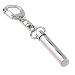 Custom Ashes Keychain Urn Stainless Steel Key Ring Women Men Dog Tage Footprint Ashes Holder Can be engraved