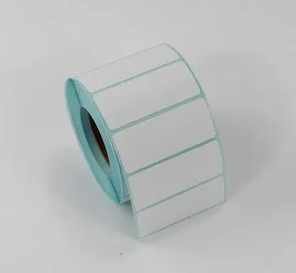 Sticker Label 60*25mm 1000 Pcs/Roll Thermal Label Blank Label For Supermarket Logistics Barcode Price Label High Quality