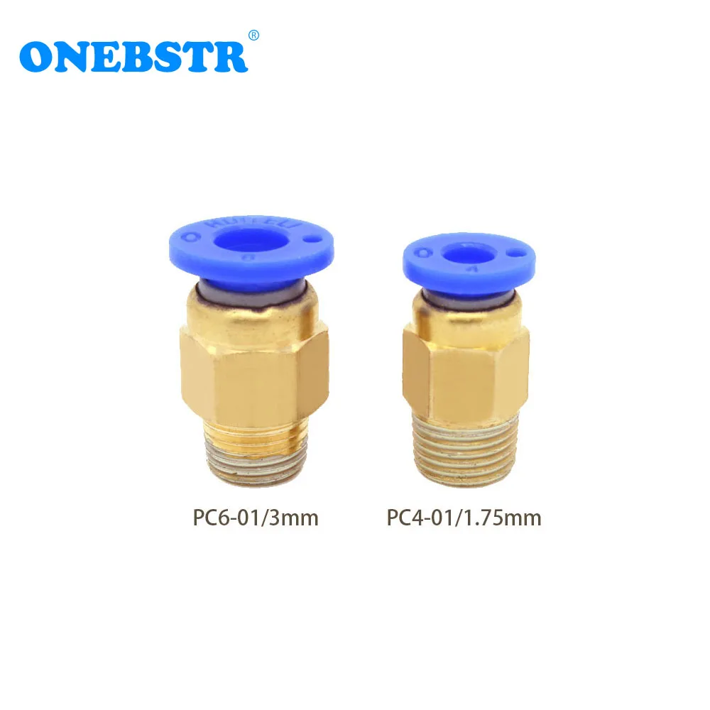 

Remote J-head Pneumatic Connector Fitting 1.75mm / 3mm Remote Feeding Pipe Joint Remote Feed Inlet 3D Printer Parts