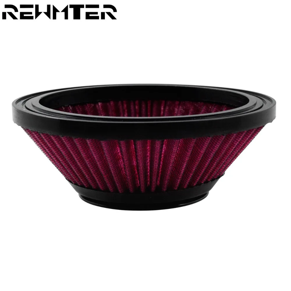 

Air Cleaner Red Air Filter Motorcycle Element Replacement For Harley Touring Road Glide FLHX FLHR Sportster Softail FLSTF Dyna