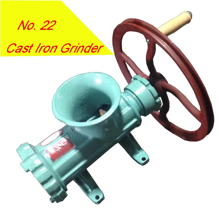 

22 Cast Iron Handle Operating Meat Mincer Grinder Sausage Filler Kitchen Meat Grinder Meat Grinder