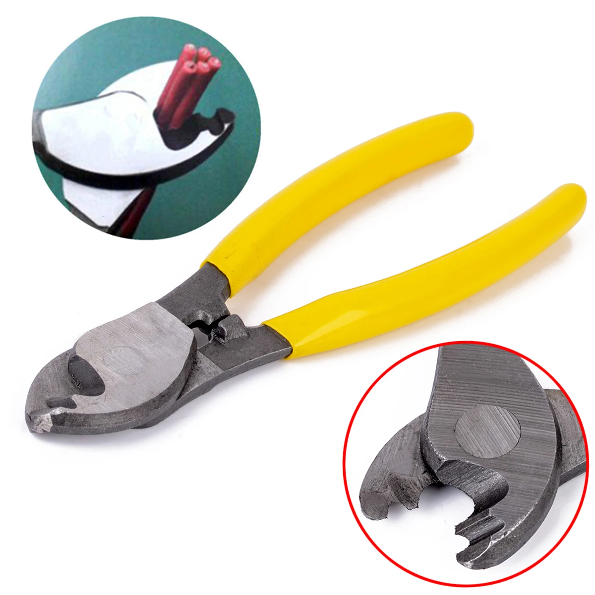 

1pcs DWZ 6 Electric Wire Cable Cutter Plier Plastic Handle Steel Shear Cutting Tool Hand tools