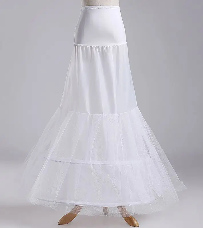 2018 Mới 4 Lớp Petticoat Dài Voan Váy Nữ Tây Nam Không Cho Áo Cưới Lolita