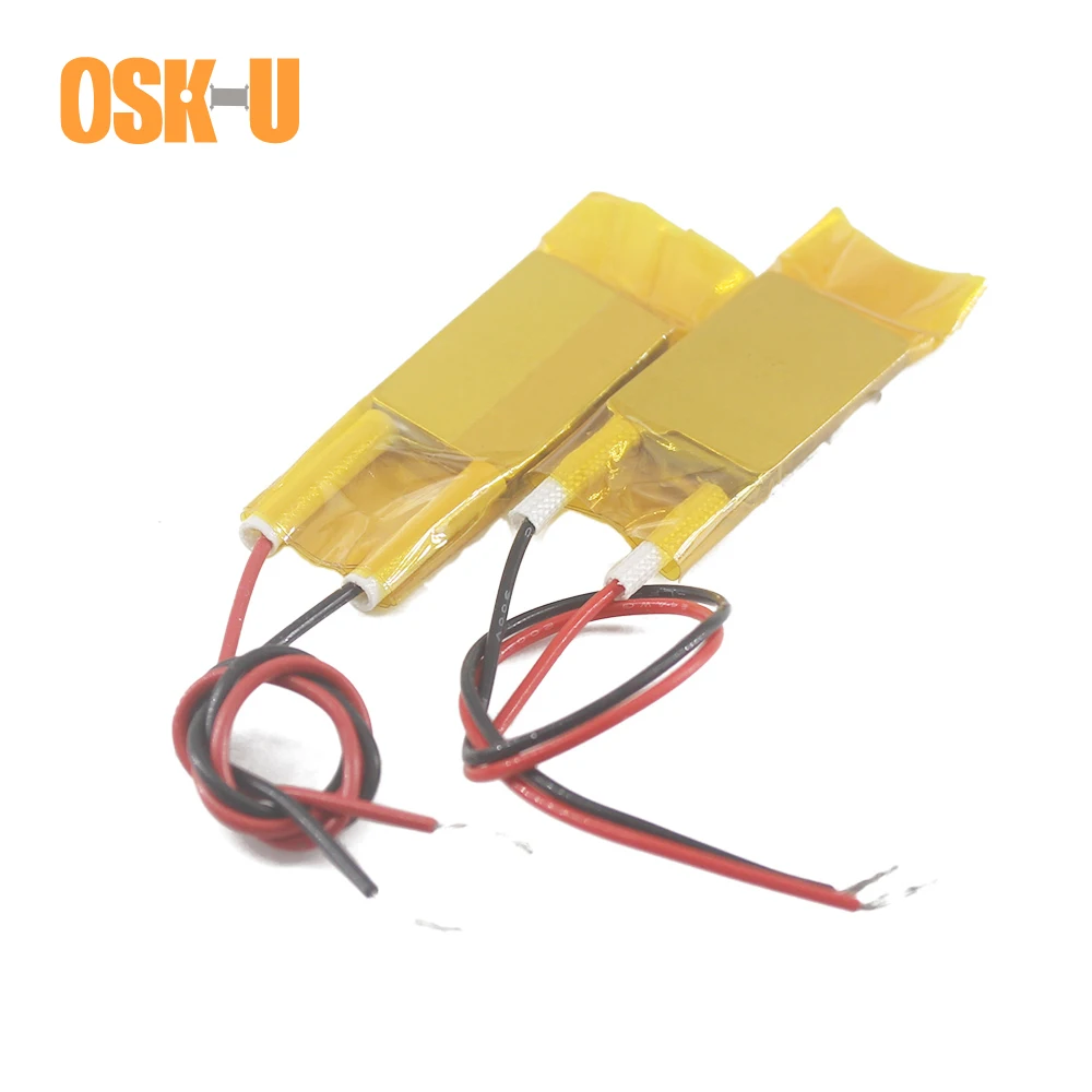 Termostato de elemento de aquecimento ptc, 2 peças 30x24x3mm 24v 280/60/180 graus filme isolante placa aquecedora elétrica ptc para desumidificador