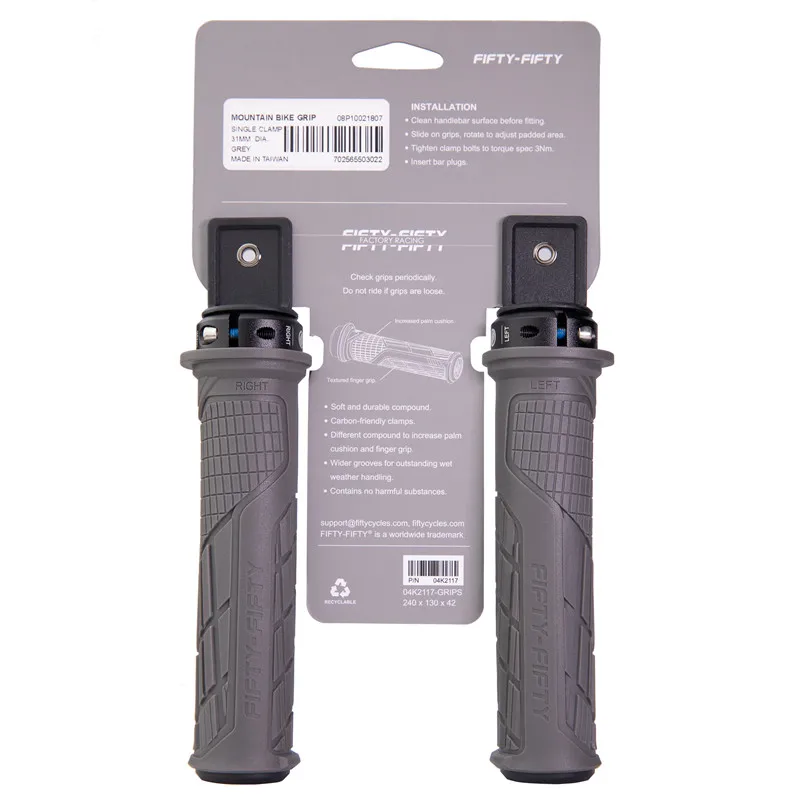 FIFTY-FIFTY MTB Fahrrad Griffe Anti-Skid Gummi Verbindung Bike Lenker Griffe Lock-on Mountainbike Griff bar Griffe – Detail 27