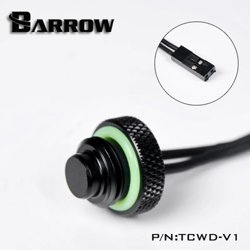 

Barrow G1/4'' Black White Silver Water Cooling Blank / Nozzle Plug With 10K Sensor. TCWD-V1